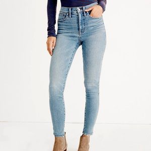 Madewell 10” High Waist Skinny Jeans, Hamden Wash